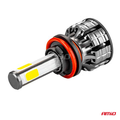 LED-pærer H8 H9 H11 med aluminiumshus