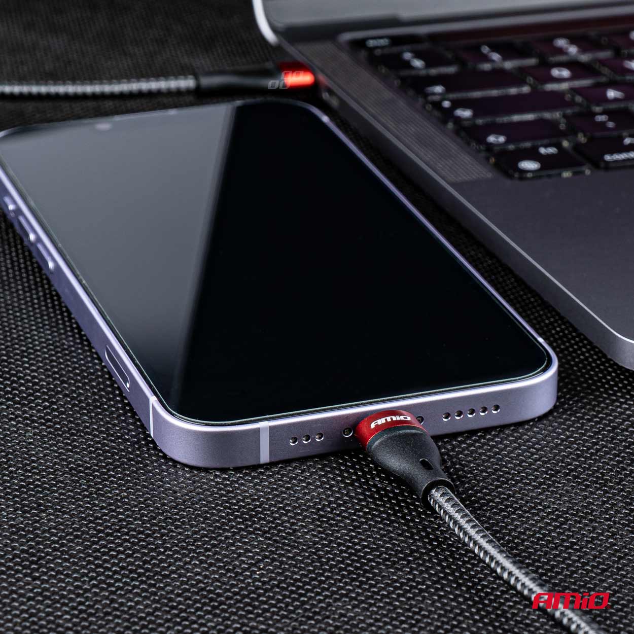 USB-C til Lightning-kabel med aluminium og nylon