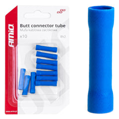 Blå butt connector-samlemuffer til ledere på 0,75-2,5 mm²