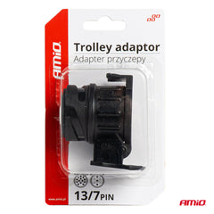 Traileradapter 13/7 til bilens 13-polede stik