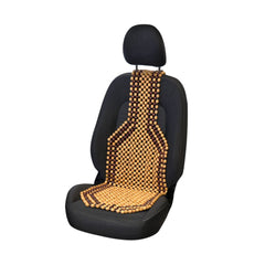 Carpoint класическа седалкова подложка с дървени мъниста 126x39 см 