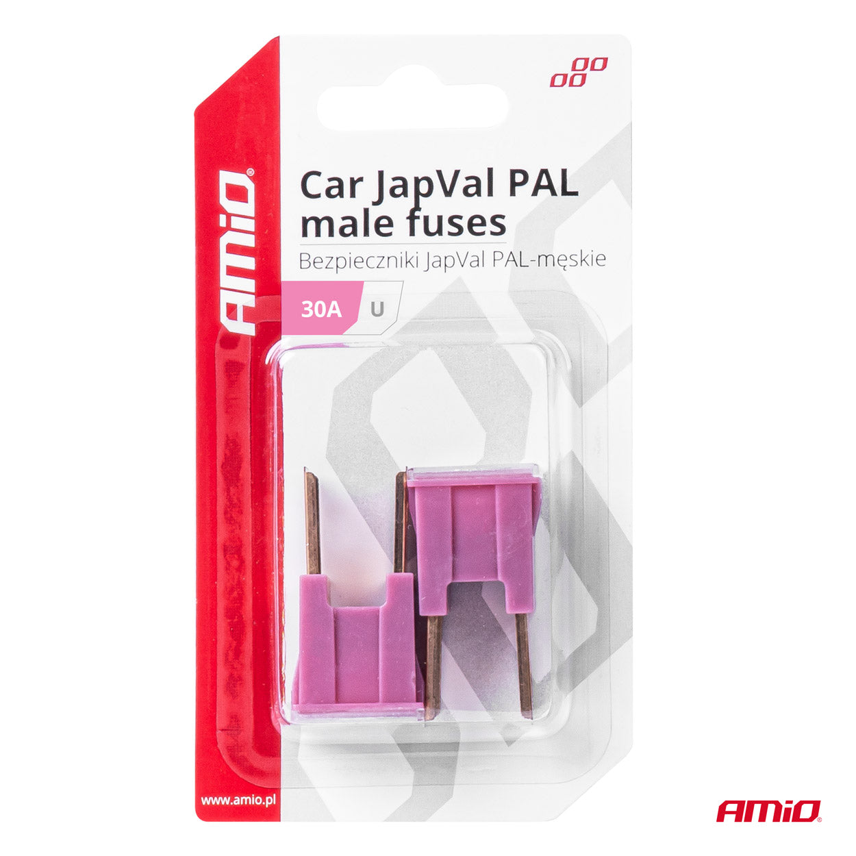 JAPVAL PAL-sikring type U i blisterpakke med 2 stk.
