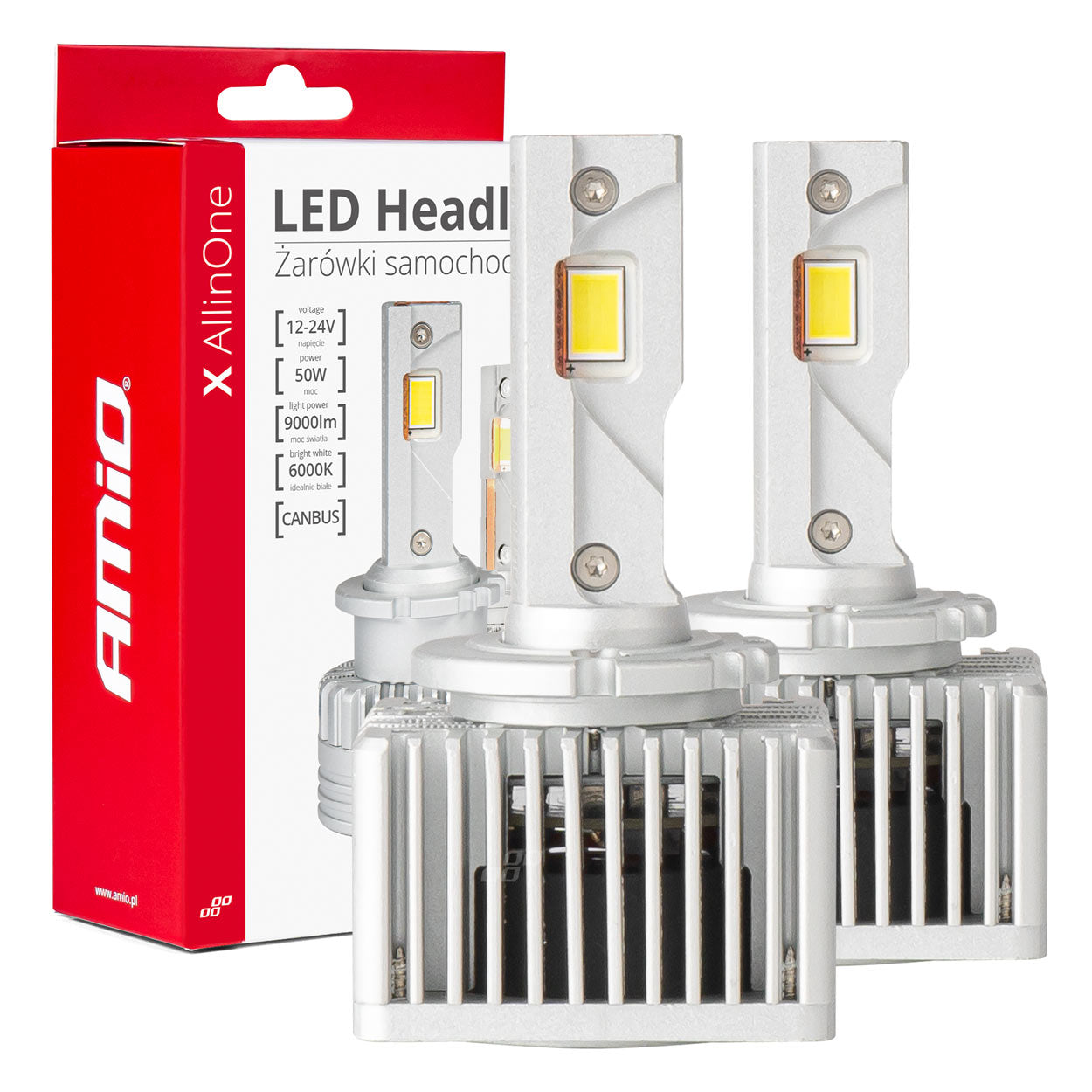 LED-forlygter D1S D3S D8S med CANBUS og 6000K