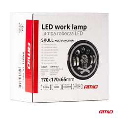 60 W LED-arbejdslygte med flere lysfunktioner