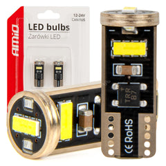LED-pærer T10e W5W med CANBUS til 12/24 V