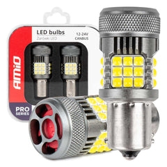LED-pære med BA15S-sokkel og 6000K hvidt lys