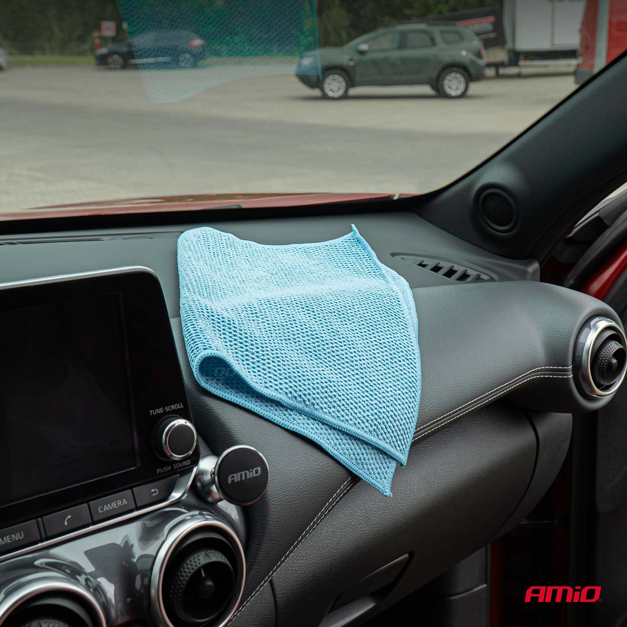 Genanvendelig mikrofiberklud til rengøring af bil