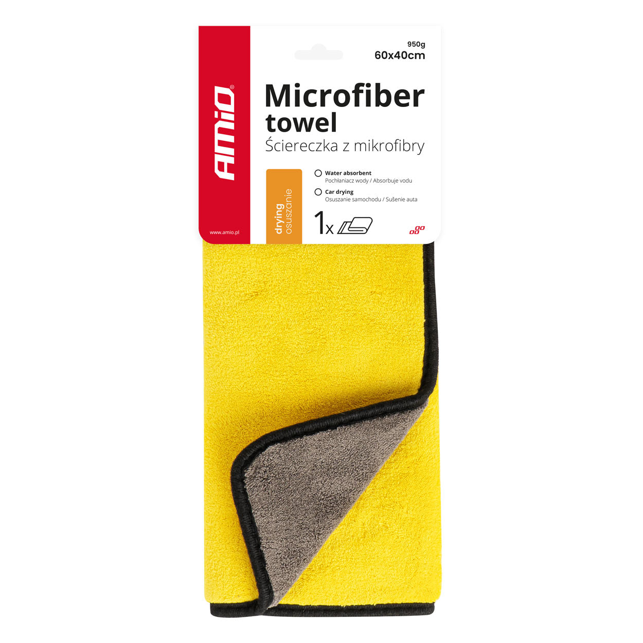 Mikrofiber tørrehåndklæde 40 x 60 cm til tørring af bil
