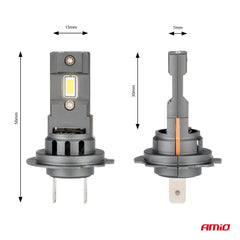 H7/H18 LED-pære set fra siden
