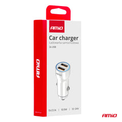USB-billader med 10,5 W samlet udgangseffekt
