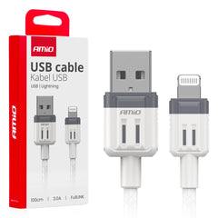 USB-A til Lightning-kabel på 100 cm