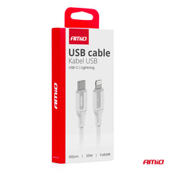 USB-C til Lightning-kabel til opladning og datasynkronisering