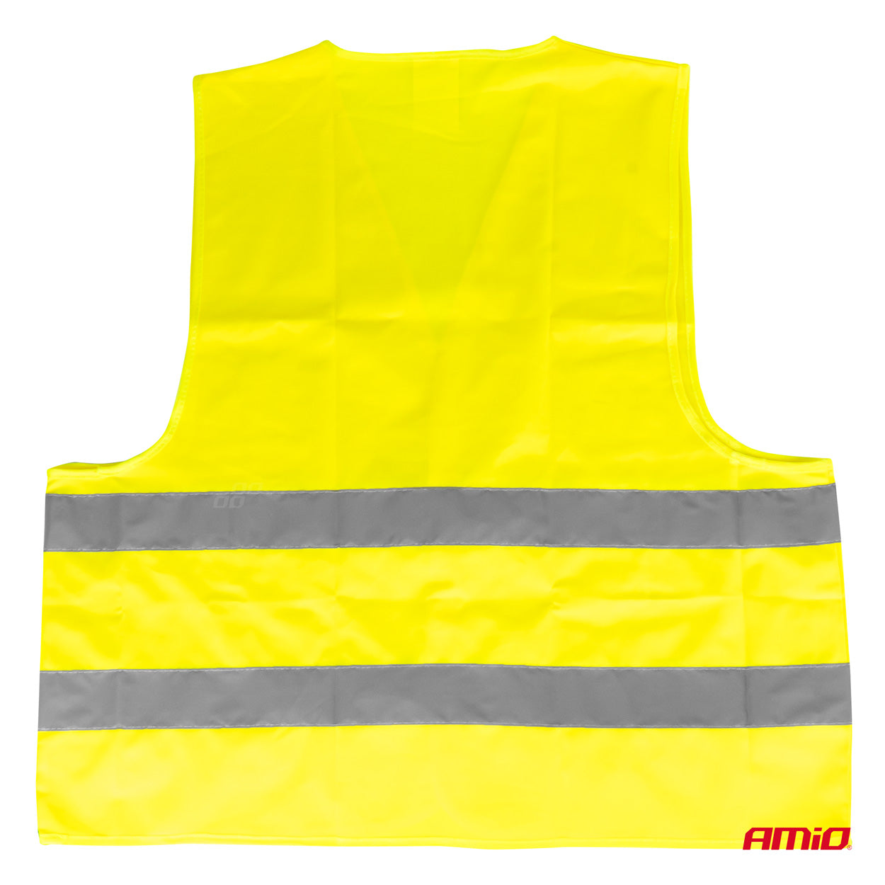 Gul refleksvest med reflekterende elementer