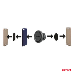 Magnetisk holder til smartphone i bilen