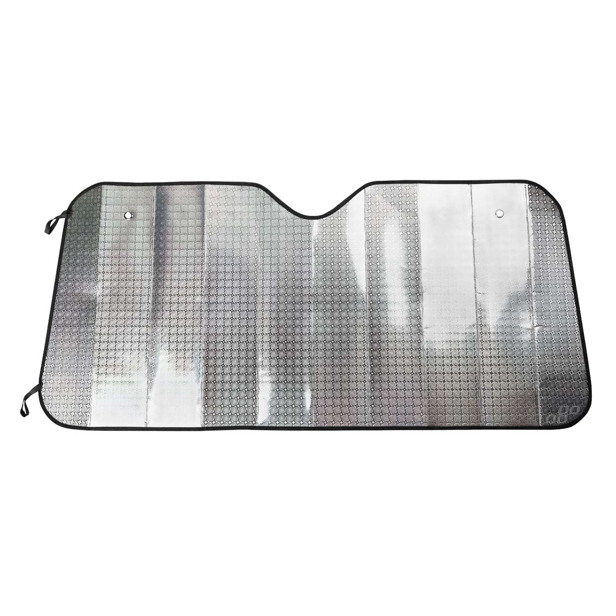 Foldbar LASER-solskærm til bilens forrude, 145 x 70 cm