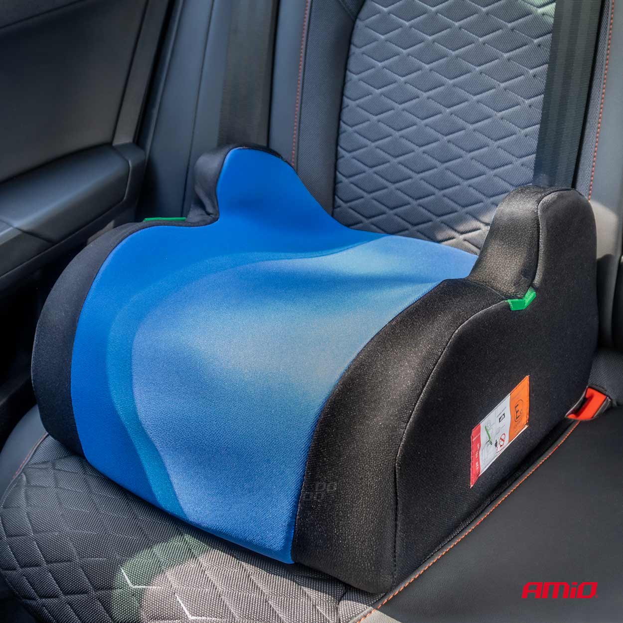 Booster-autostol 126-150 cm set fra siden