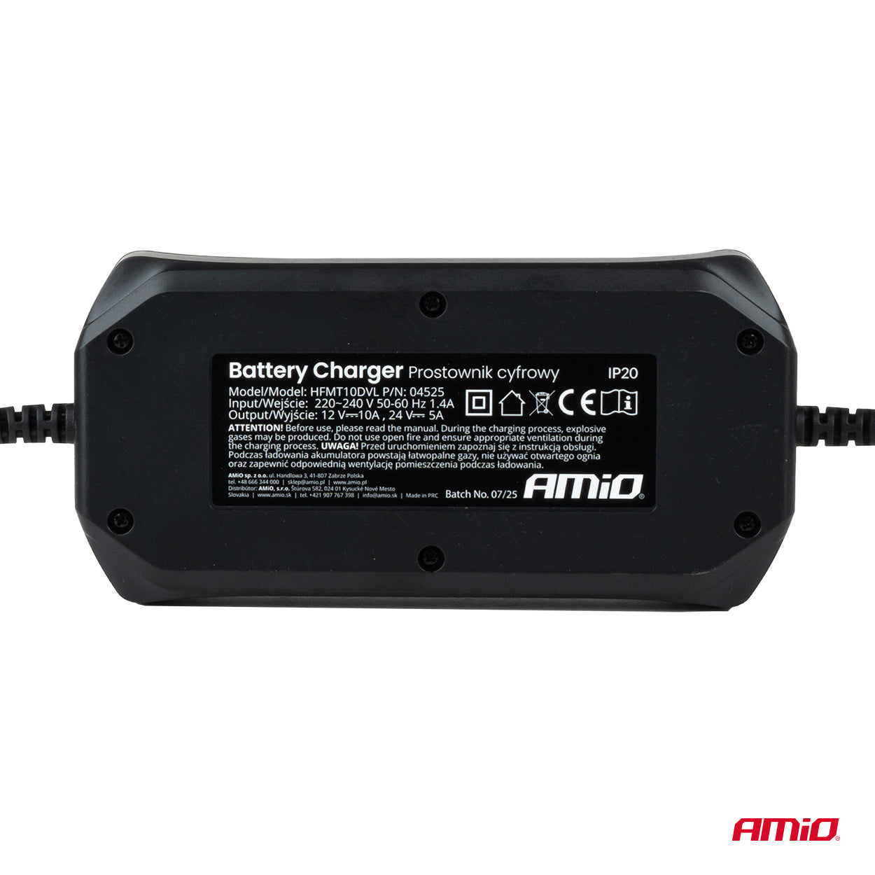 Batterilader til WET-, AGM- og GEL-batterier
