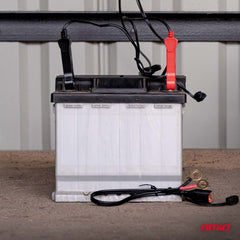 Batterilader med beskyttelse mod forkert polaritet