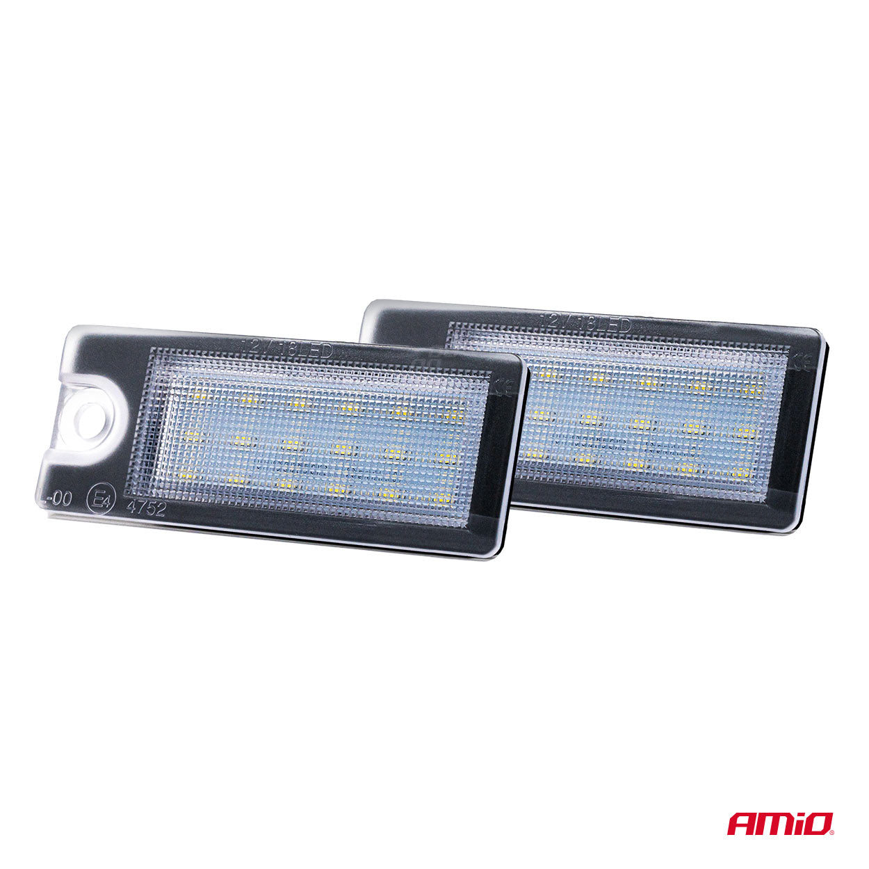 CLP20 LED nummerpladelys set fra siden