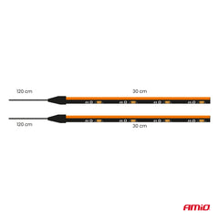 LED-sidestrips med orange lys og 12 V DC