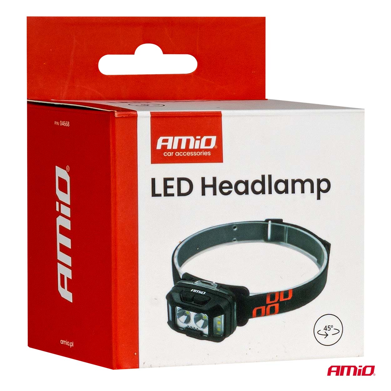 LED-pandelampe med genopladeligt batteri
