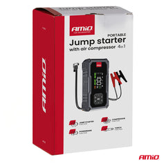 Kompakt 4-i-1 jumpstarter til bilen