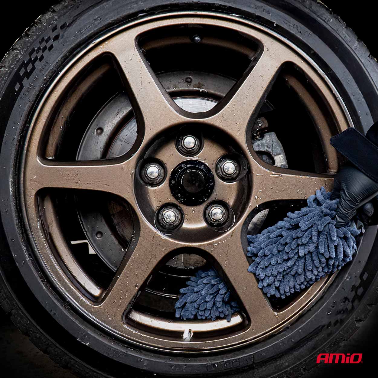 Fælgbørste i mikrofiber til effektiv rengøring