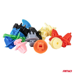 Sæt med karrosseriklips og monteringsstifter