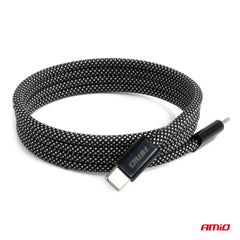 1 meter magnetisk USB-C til USB-C kabel