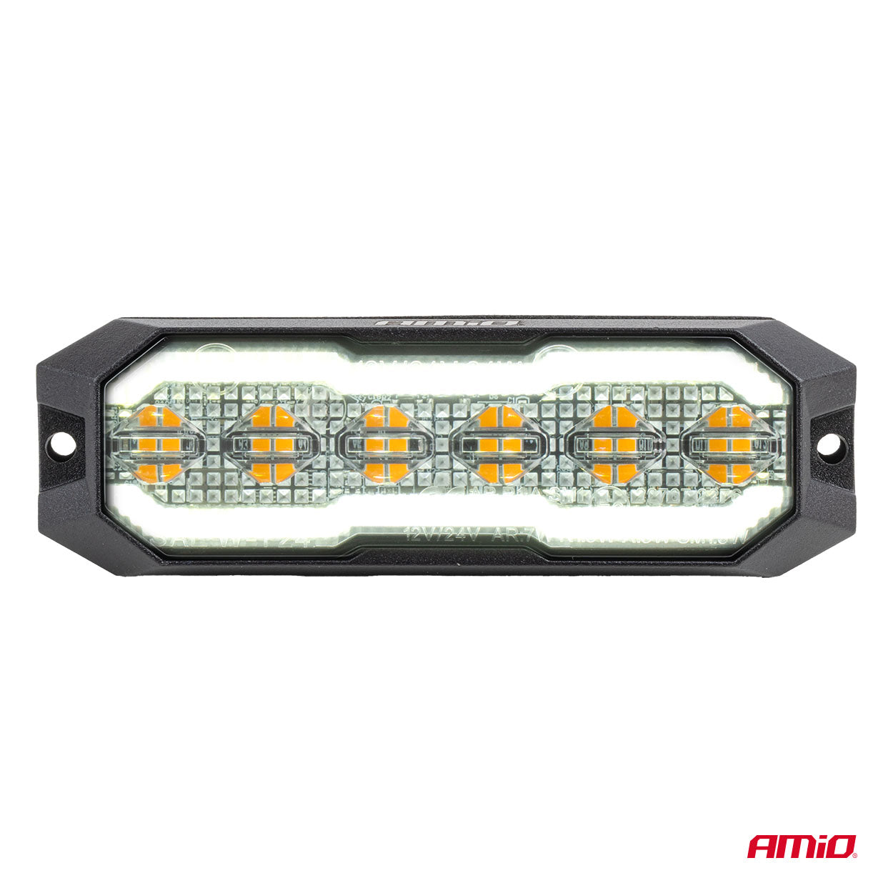 LED-advarselslampe med flere lysfunktioner