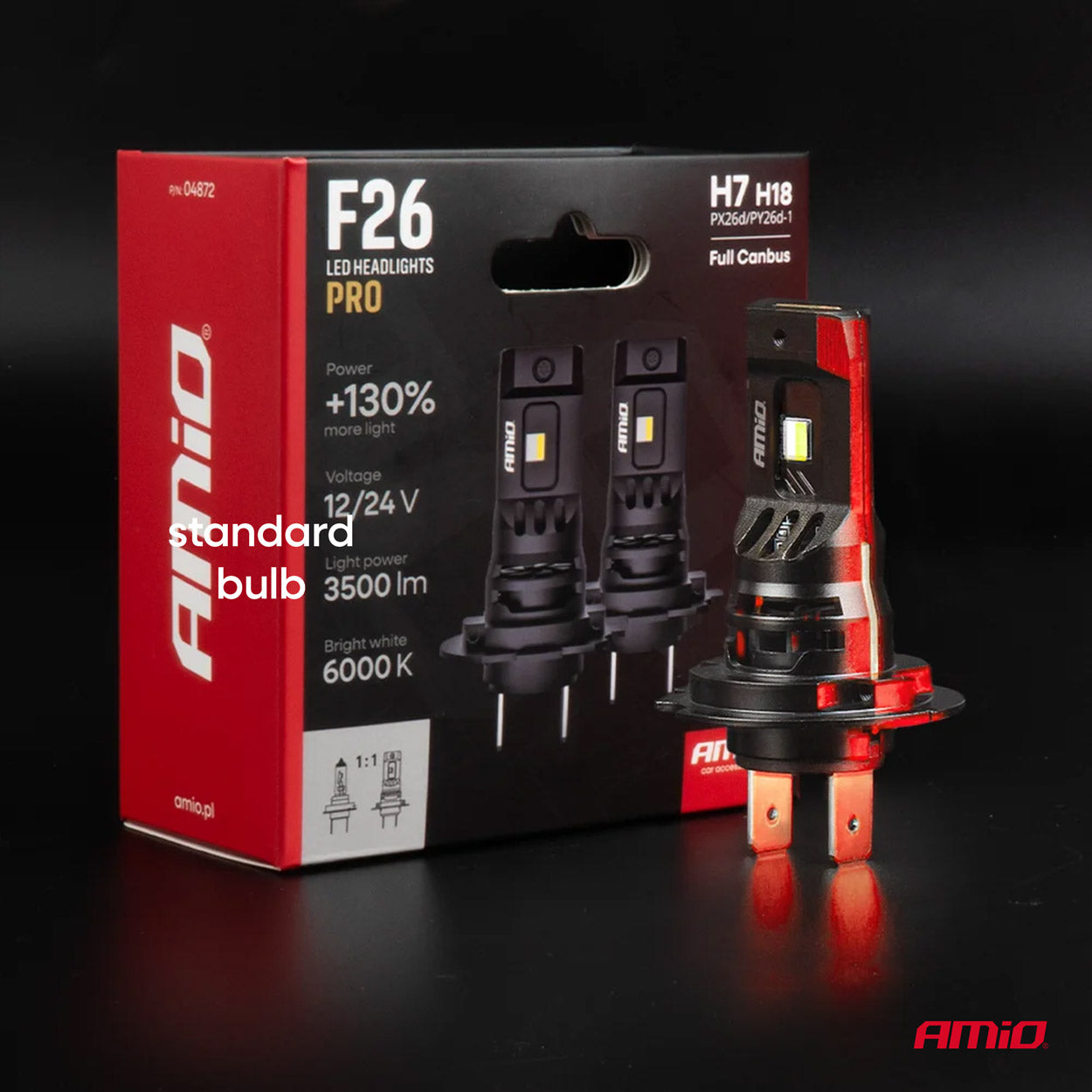 F26 PRO LED-pærer til bil, varebil og lastbil