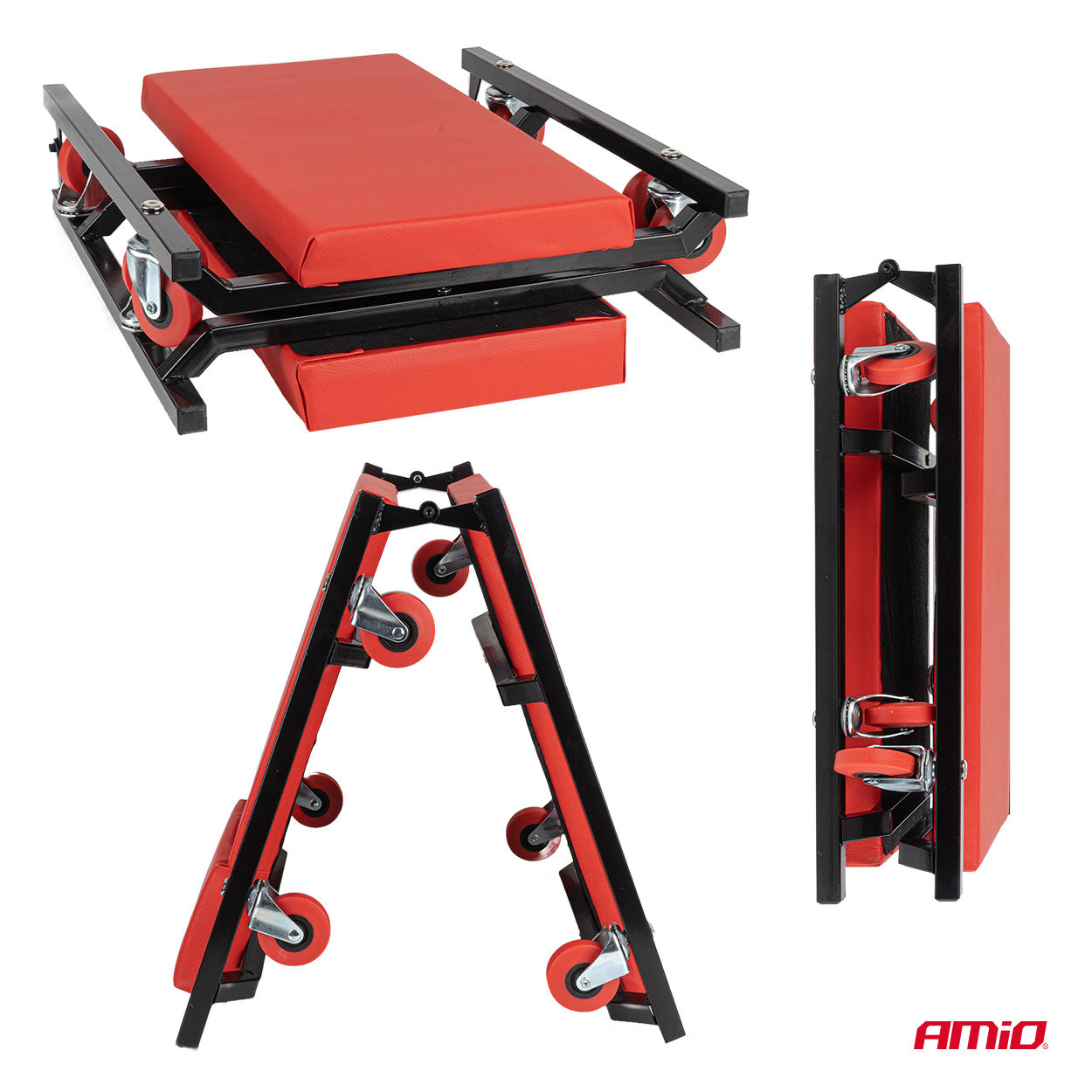 Foldbar mekanikerbriks med PP-hjul