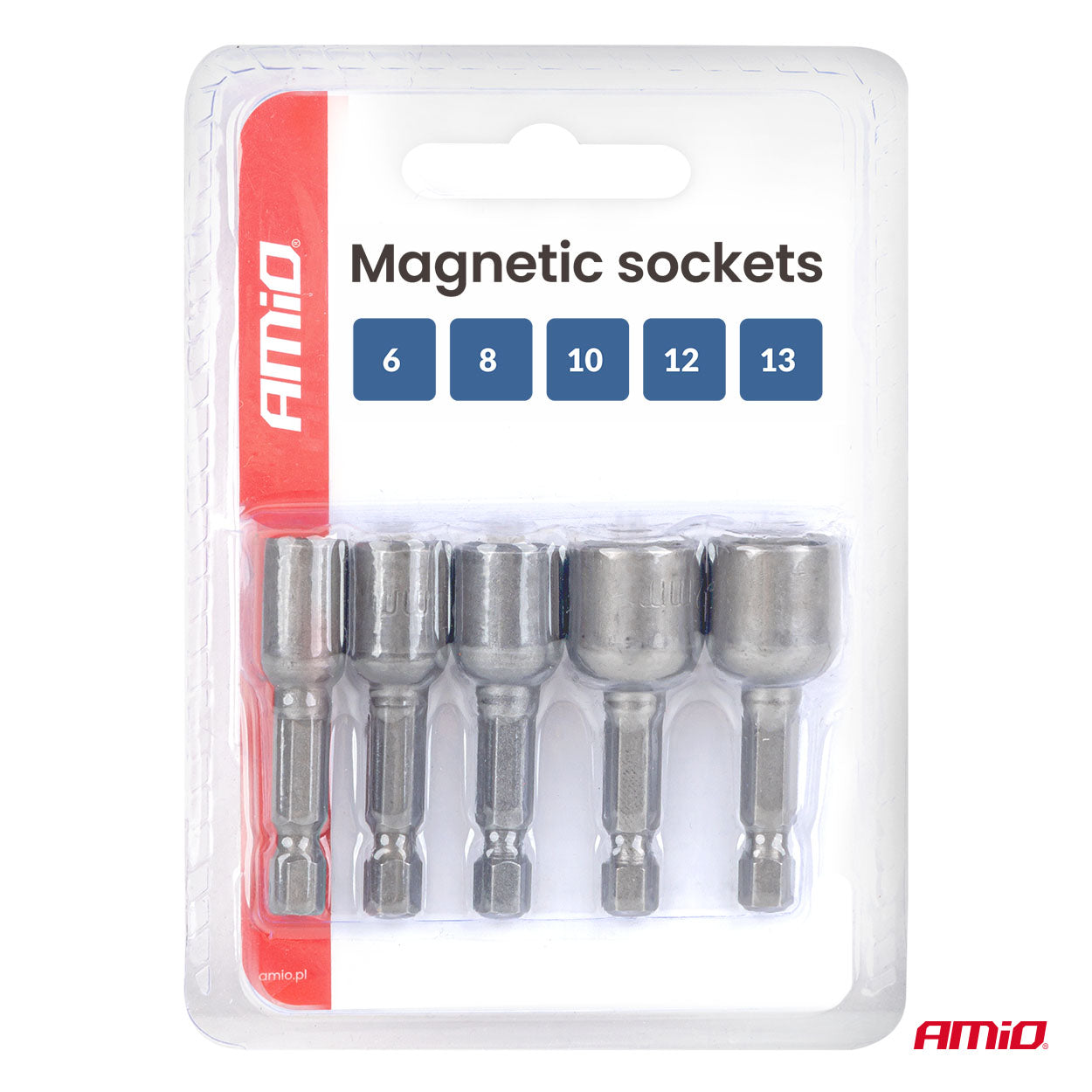 Magnettoppe fra 6 til 13 mm