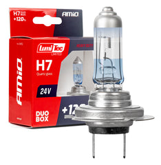 H7 halogenpærer 24V 70W LumiTec LIMITED +120% DUO