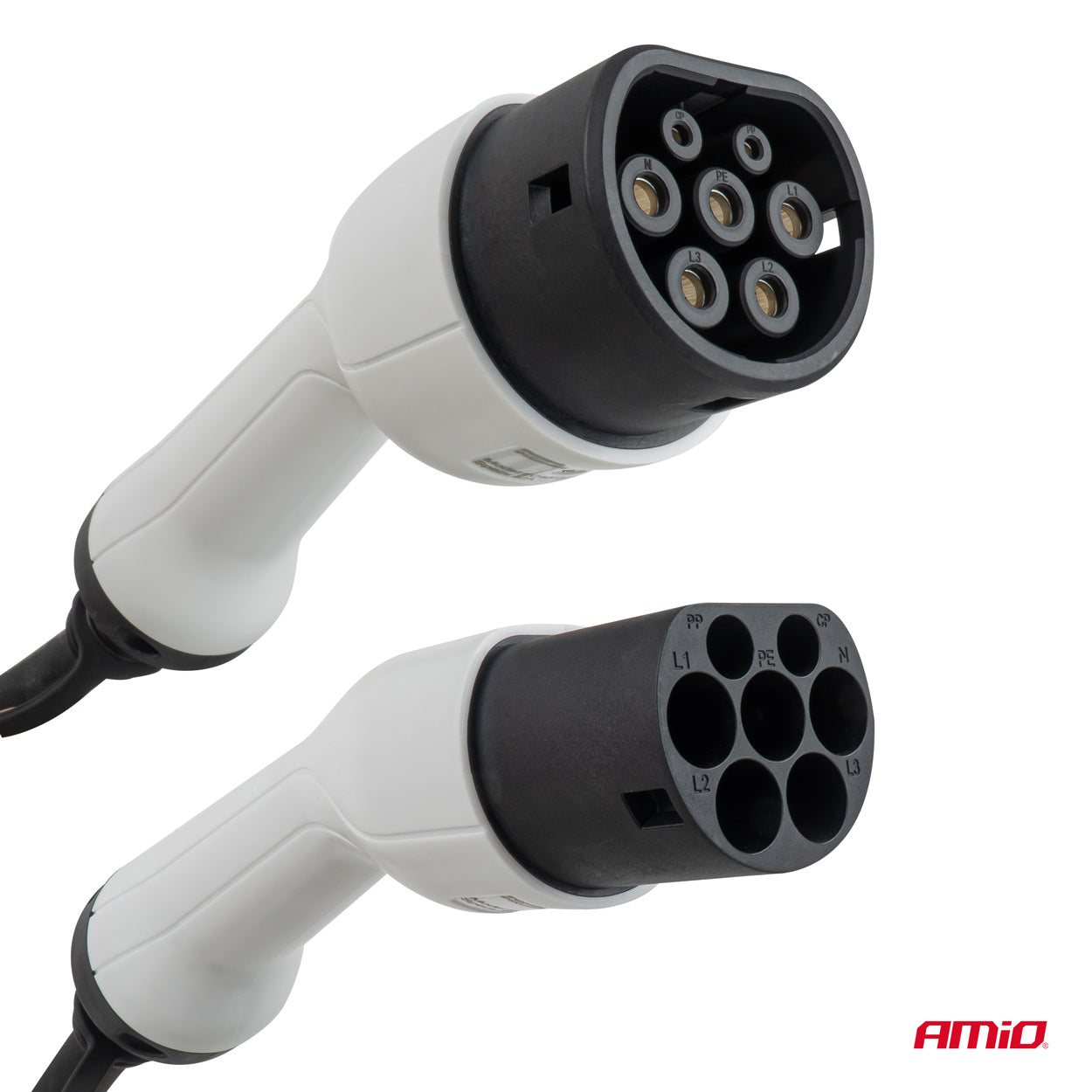 5 meter langt EV-ladekabel med Type 2 til Type 2