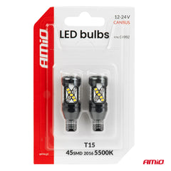 T15 LED-pære med 45 SMD LED'er