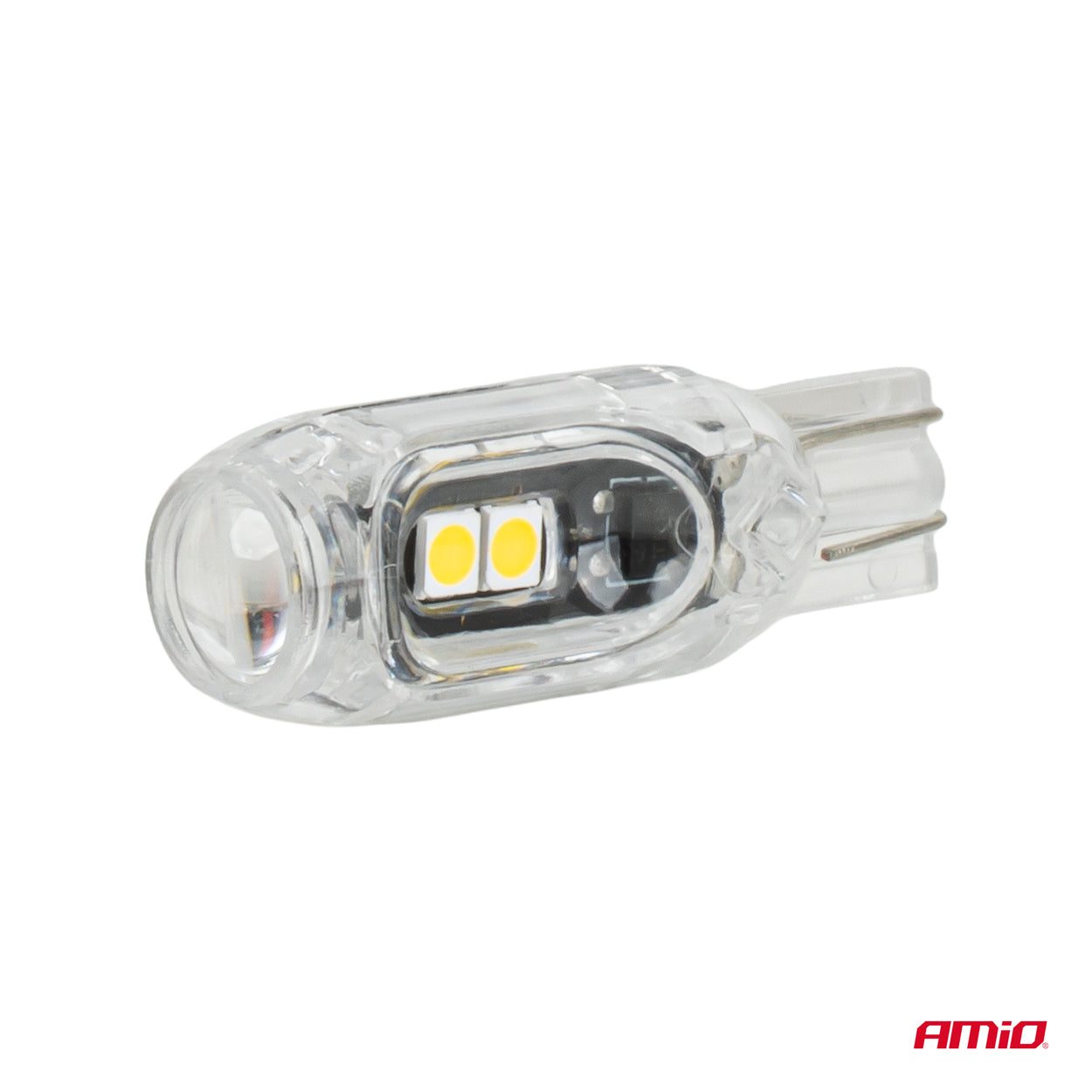 Hvid T10 LED-pære med 5 SMD LED'er