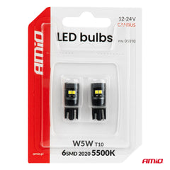 T10 LED-pære til 12/24 V-systemer