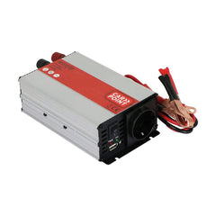 Инвертор Carpoint 12V-230V 600W с щипки за акумулатор 