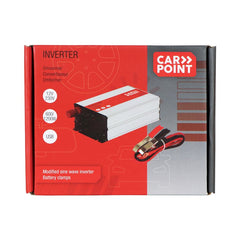 Инвертор Carpoint 12V-230V 600W с щипки за акумулатор 