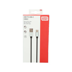 Carpoint USB-A към USB-C кабел, 2 метра 