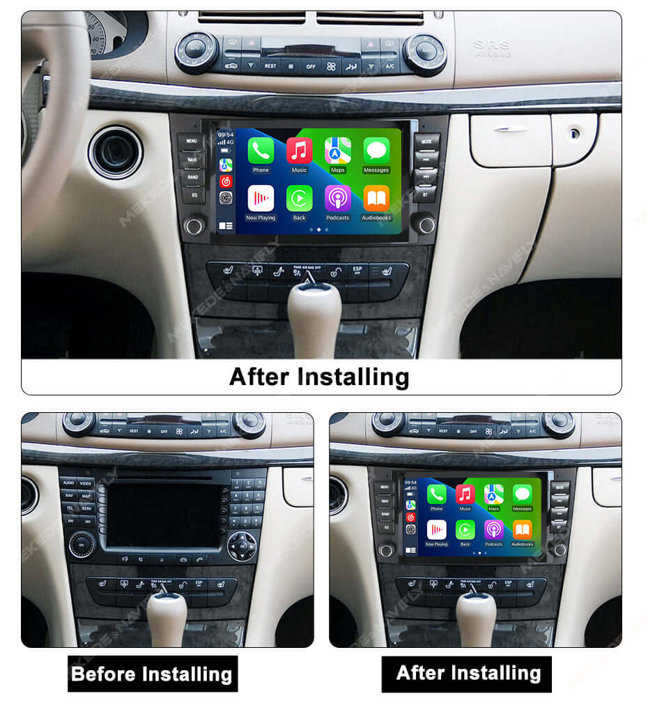 <h2>Mercedes-Benz W211 радио 8" с Apple CarPlay и Android Auto – Carmedia24.bg</h2>