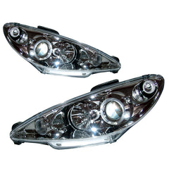 Предни бели фарове за Peugeot 206 1998-2002