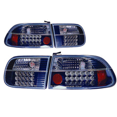 Черни LED стопове за Civic 1992 3-врати