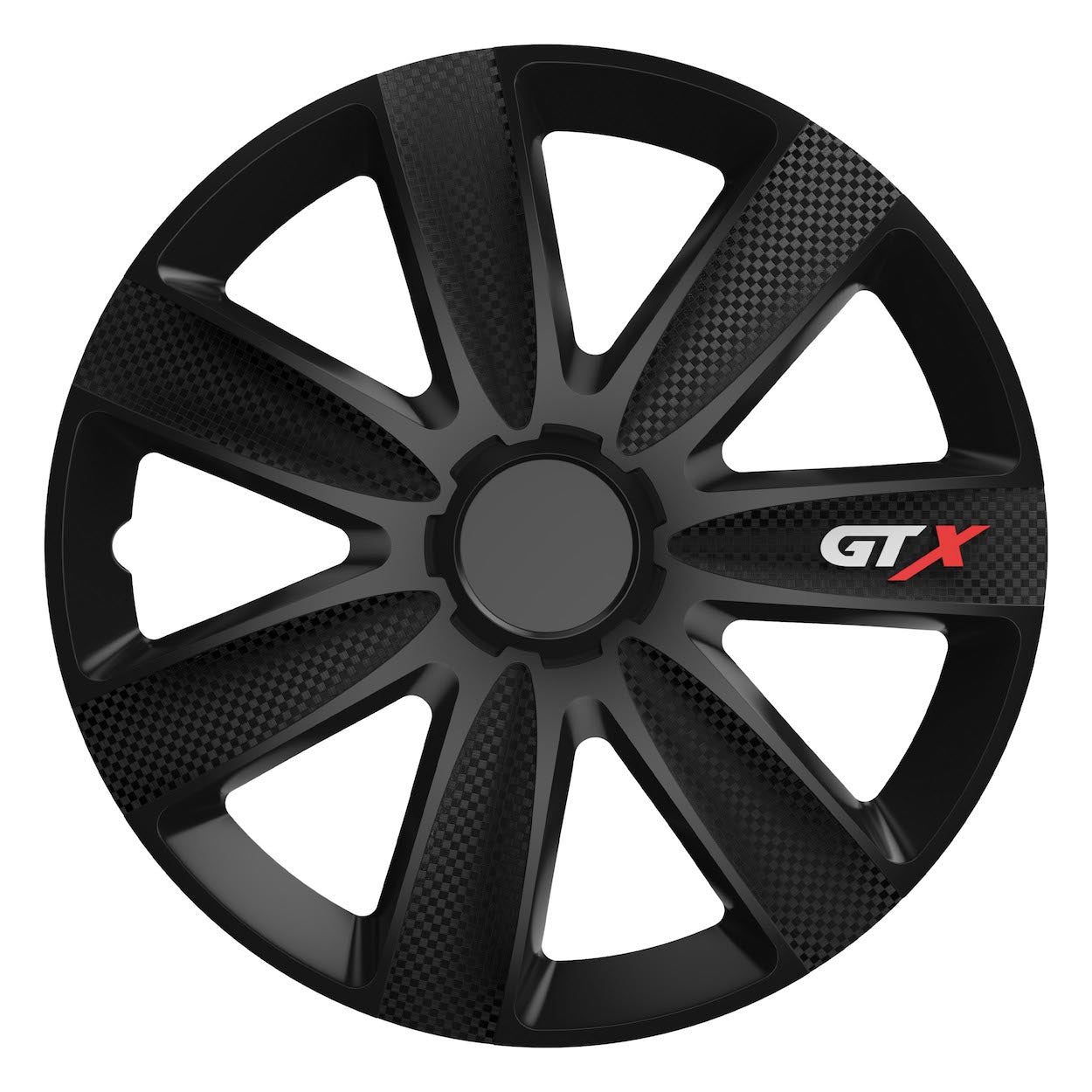 GTX тасове за джанти в карбоново черно за 15-инчови стоманени джанти