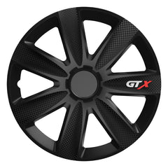 GTX тасове за джанти в карбоново черно за 15-инчови стоманени джанти