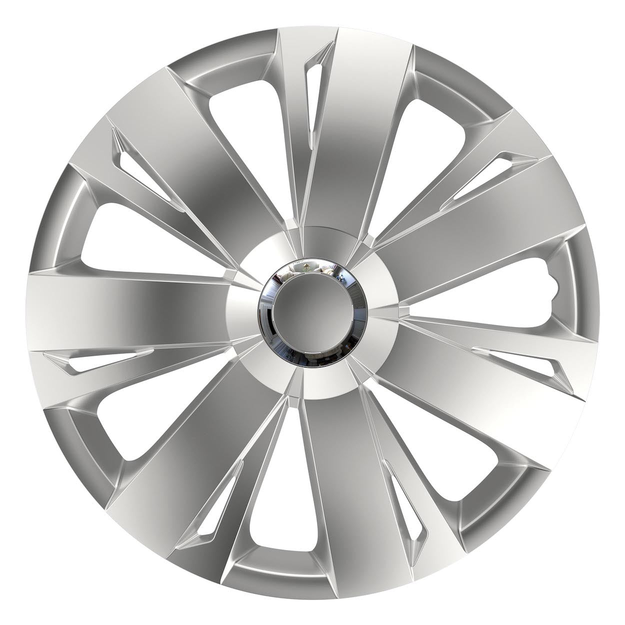 Сребрист тас за стоманена джанта Energy RC 14 цола