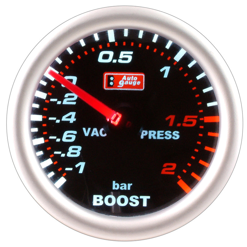 Черен барометър 2" Auto Gauge