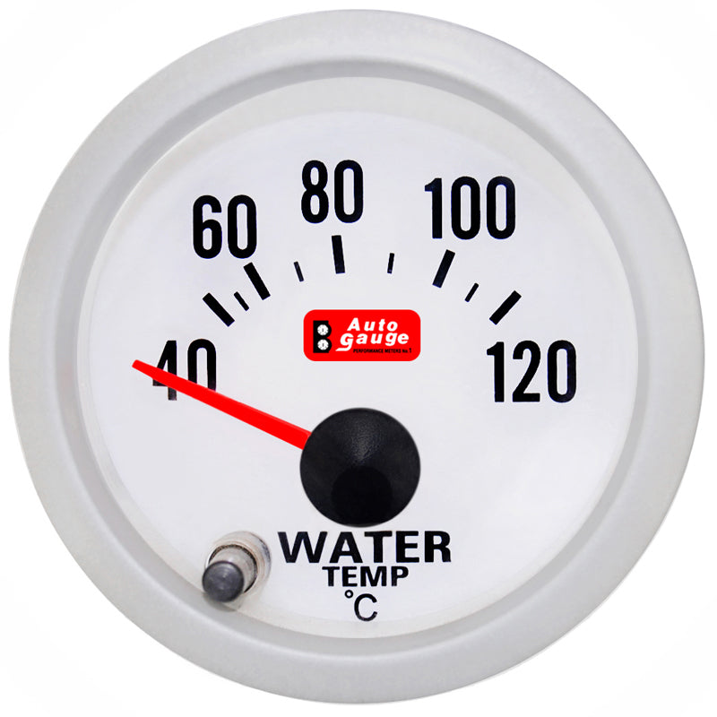 Уред за температура на водата Auto Gauge 2 инча с 7 цвята
