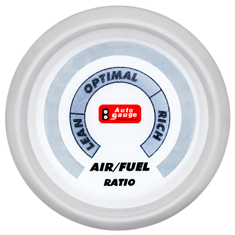 Бял 2-инчов Hallmeter Auto Gauge